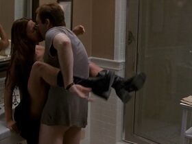 Rhona Mitra sexy, Laura Linney nude - The Life of David Gale (2003)